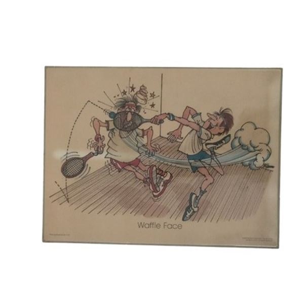 Racquetball fanatic 1978 drawing
