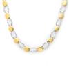 Image 1 : Natural 4.5 ctw Diamond Necklace 14K Multi tone Gold