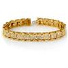 Image 1 : Natural 7.0 ctw Diamond Bracelet 14K Yellow Gold