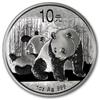 Image 1 : 2010 Silver Chinese Panda 1 oz - (In Capsule)