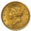 Image 1 : 1849-1854' Gold Liberty $ 1 Dollar Gold Coin