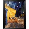 Image 1 : The Café Terrace on the Place du Forum, Arles, at Night, c.1888 Framed Art Print