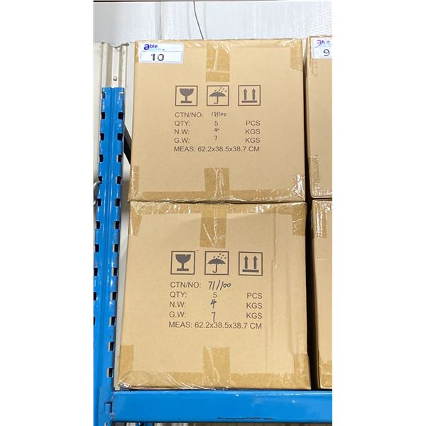 2 CASES OF 5 EE LIGHTING AURA CLNB-537R14 26W 14" CEILING LIGHTS