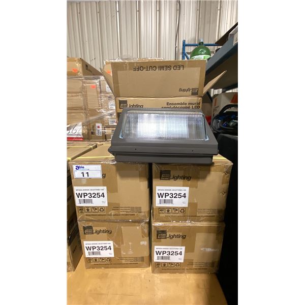 5 EE LIGHTING WP3254-40W50K-120-277VNS1-10V LED SEMI CUT-OFF WALL PACK LIGHTS