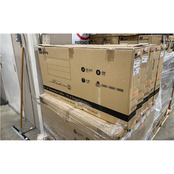 5 CASES OF EE LIGHTING TC-II-24-40W-40K-MV LED 2X4 DECORATIVE TROFFER II *2 PER CASE*