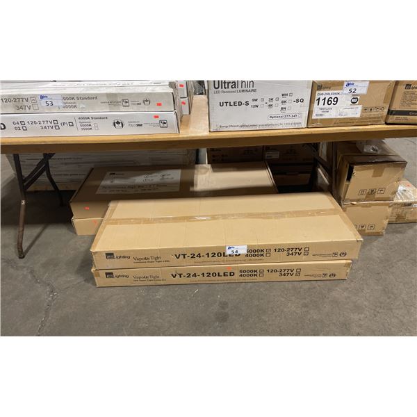 ASSORTED 2.1 SERIES PERFORMANCE HIGH BAY LIGHTING, 2 BOXES OF 1331 MOUNTING BRACKETS & BOX OF