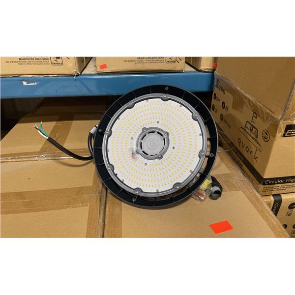 10 EE LIGHTING CHBQ-2475 BLACK CIRCULAR HIGH BAY LED LIGHT BLACKSTAR QUARK SERIES