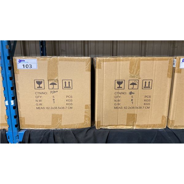 2 CASES OF 5 EE LIGHTING AURA CLNB-537R14 26W 14" CEILING LIGHTS