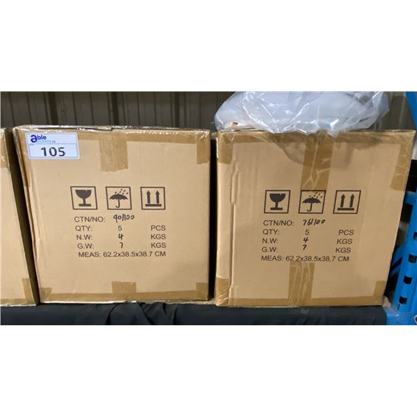 2 CASES OF 5 EE LIGHTING AURA CLNB-537R14 26W 14" CEILING LIGHTS