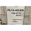 Image 2 : 6 CASES OF EE LIGHTING PL14-40LED LED FLAT PANEL LIGHT * 4 PER CASE *