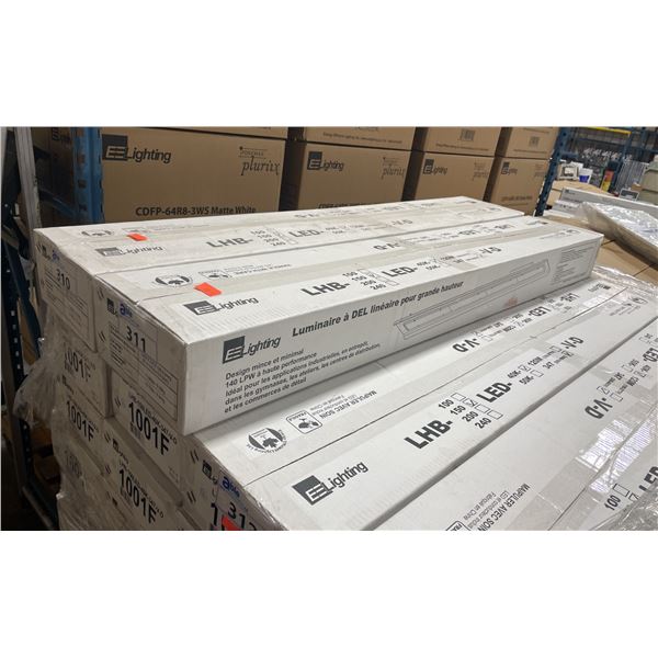 9 EE LIGHTING LHB-150LED-40K-347-V-D LED LINEAR HIGH BAY LUMINAIRE LIGHTS (1001F)