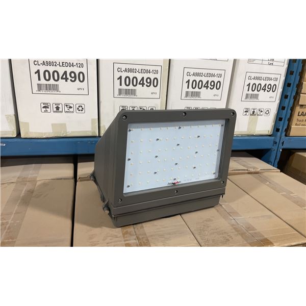 6 EE LIGHTING TWHLF-75LED40K-120M LED TRAPEZOID WALL PACK LIGHTS (764DVF)