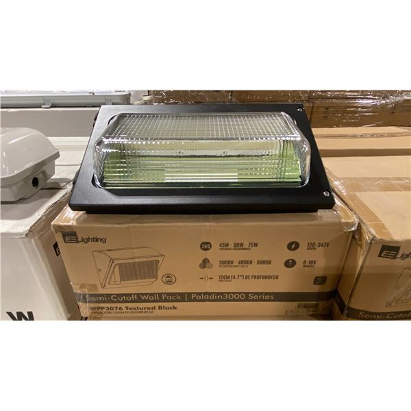 6 EE LIGHTING WPP3076 SEMI-CUTOFF WALL PACK PALADIN 3000 SERIES LED LIGHTS