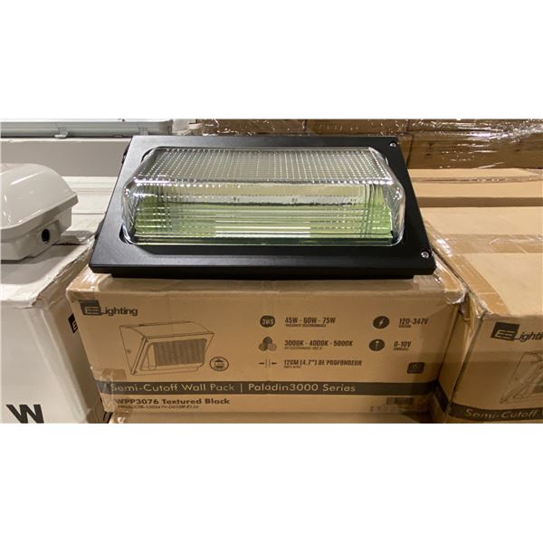 6 EE LIGHTING WPP3076 SEMI-CUTOFF WALL PACK PALADIN 3000 SERIES LED LIGHTS