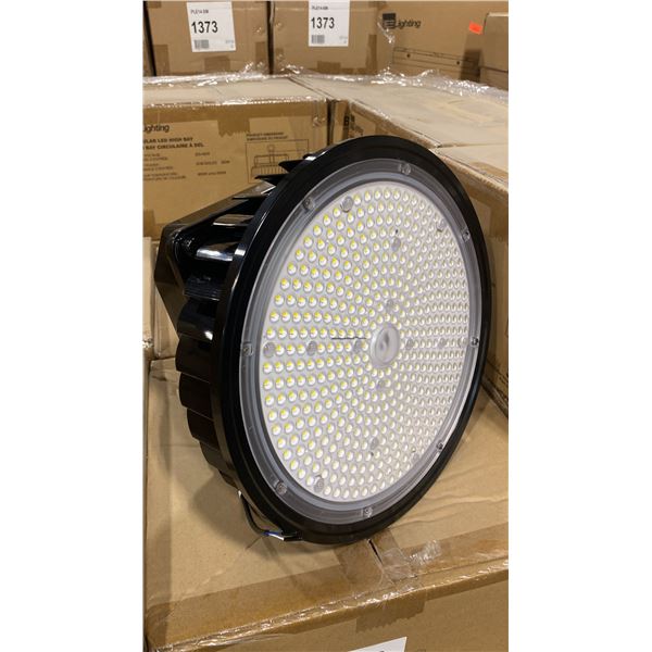 10 EE LIGHTING CHB-300LED50K-347-D BLACK 300W LED CIRCULAR HIGH BAY LIGHTS (1424)