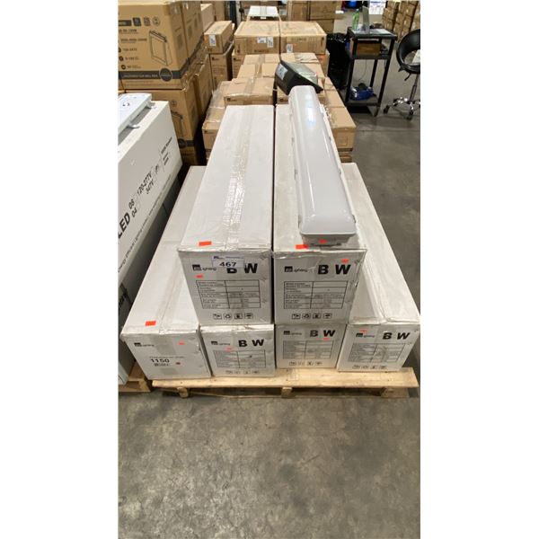 6 CASES OF 4 EE LIGHTING VT54LED04-347(P)(B) PREMIUM LED VAPOR TIGHT HOUSING FIXTURES (1150)