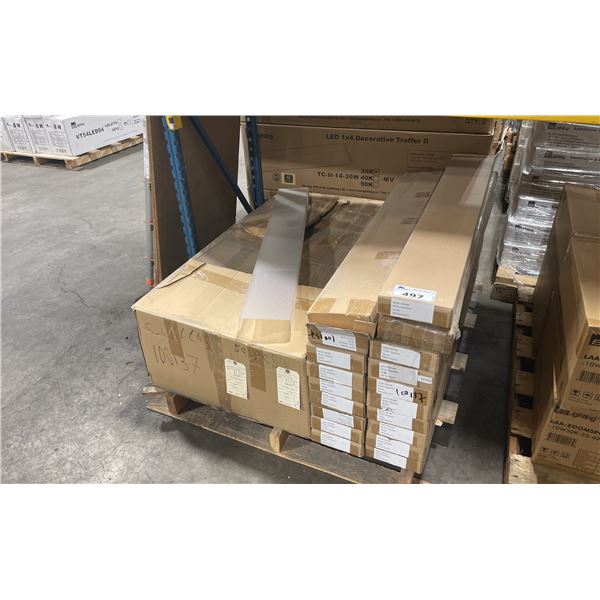 APPROX 80 CW/LENS 4' REPLACEMENT LENS FOR FLUORESCENT WRAP AROUND LIGHT FIXTURES