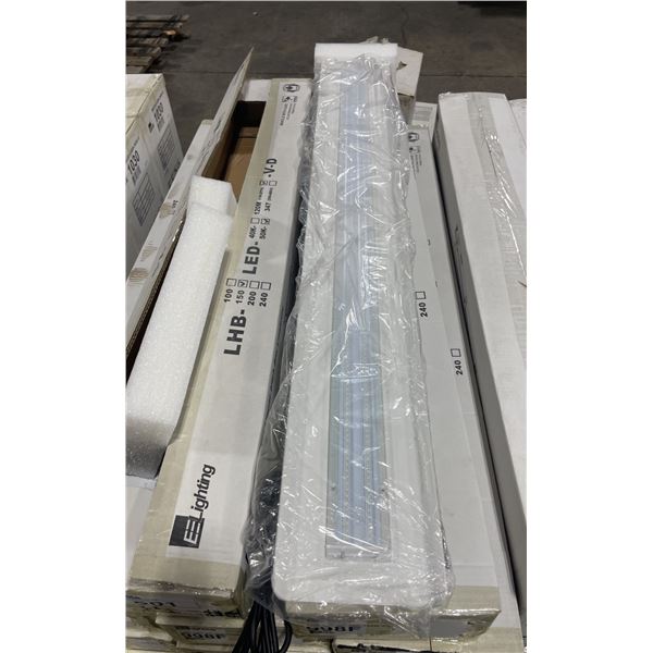 14 EE LIGHTING LBH-150LED-50K-120M-V-D 150W LED LINEAR HIGH BAY LUMINAIRE LIGHTS (998F)