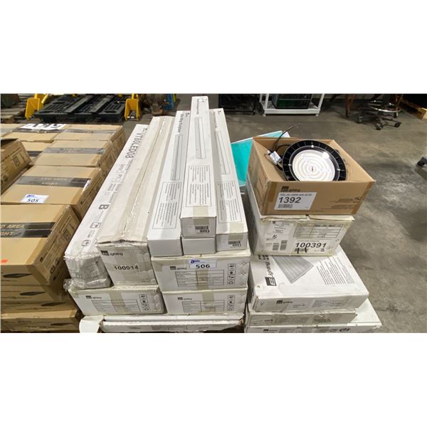 PALLET OF ASSORTED EE LIGHTING LED LIGHTING & HOUSING