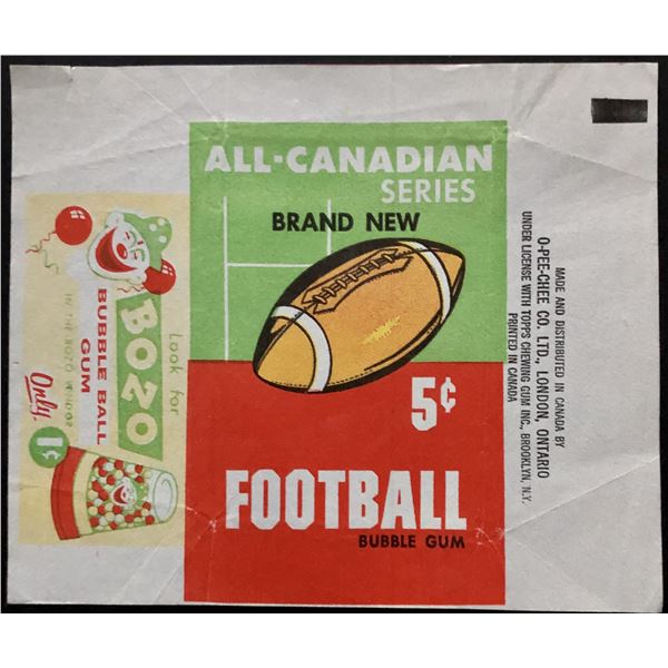 1962 O-PEE-CHEE CFL WRAPPER