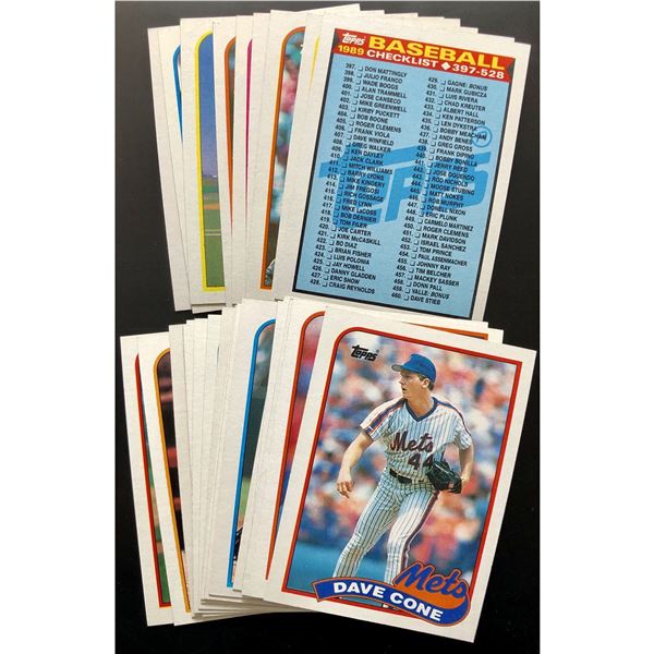 1989 TOPPS BASEBALL COLLECTION (25)