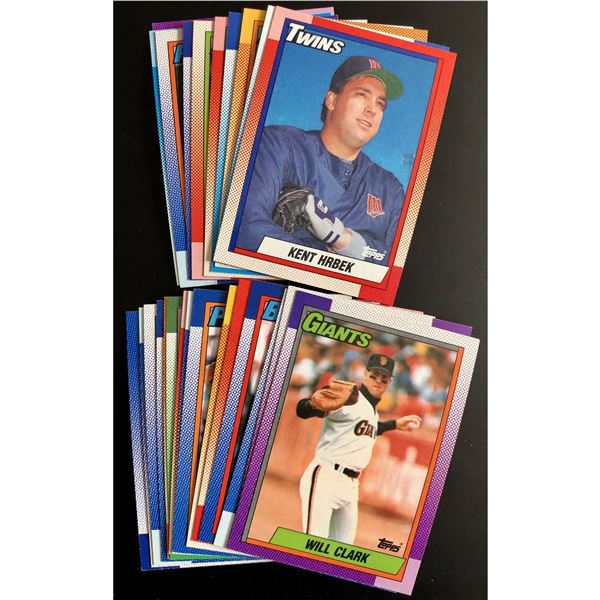 1990 TOPPS BASEBALL COLLECTION (25)