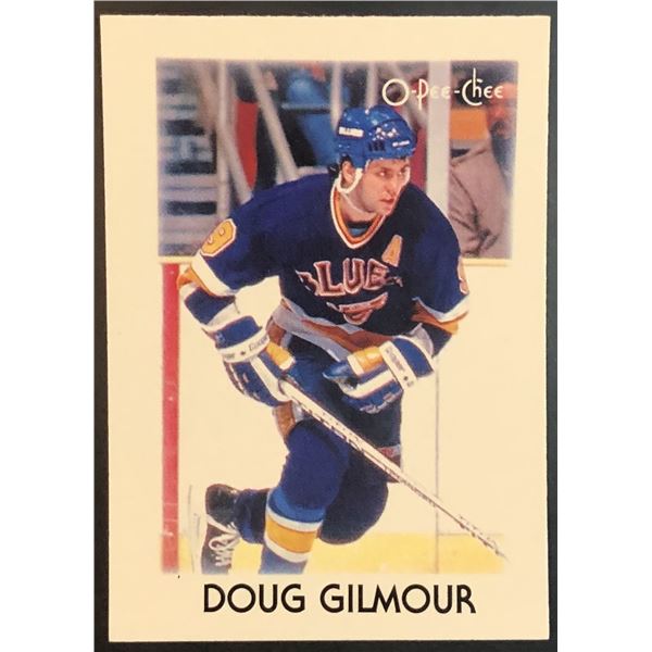 1987-88 O-PEE-CHEE MINI DOUG GILMOUR (HOF)