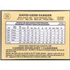 Image 2 : 1985 DONRUSS DAVE PARKER (HOF)