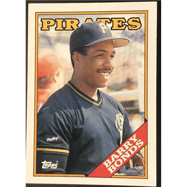 1988 TOPPS BARRY BONDS