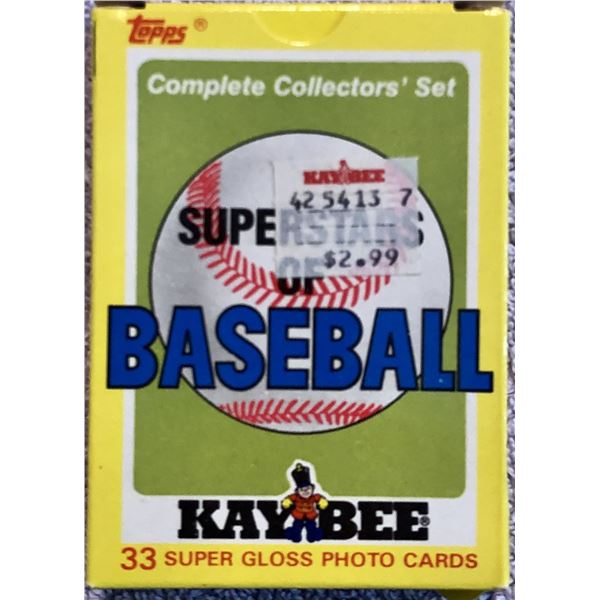1987 TOPPS KAYBEE SUPERSTARS OF BASEBALL