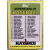 Image 2 : 1987 TOPPS KAYBEE SUPERSTARS OF BASEBALL