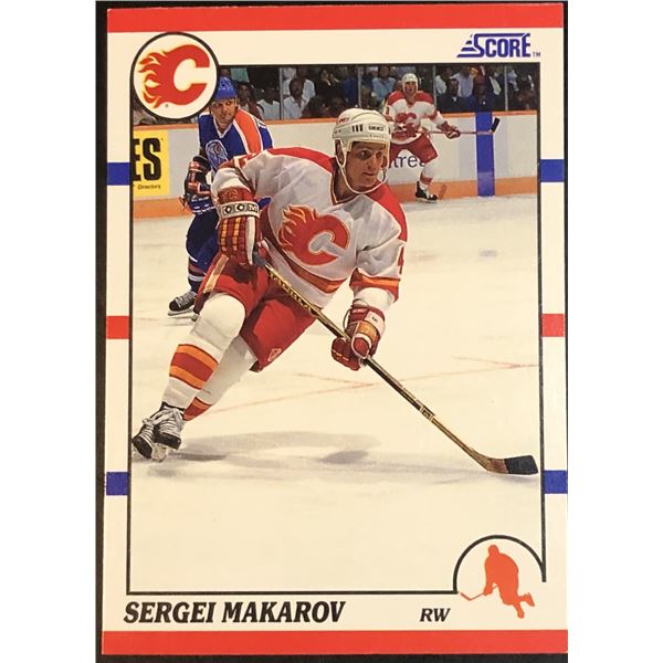1990-91 SCORE SERGEI MAKAROV (HOF) ROOKIE CARD