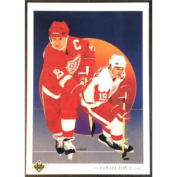 1990-91 UPPER DECK STEVE YZERMAN (HOF)