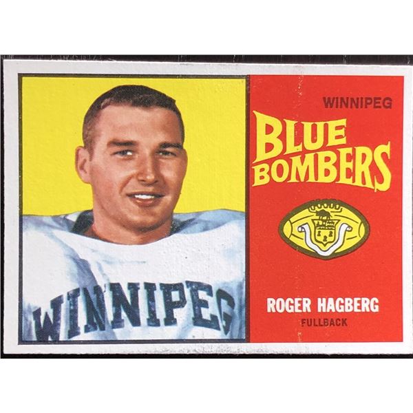 1964 O-PEE-CHEE CFL ROGER HAGBERG
