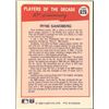 Image 2 : 1990 FLEER RYNE SANDBERG (HOF)