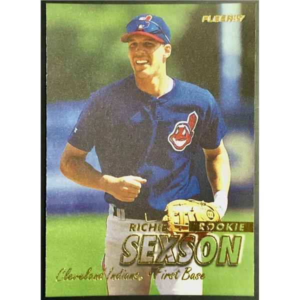 1997 FLEER RICHIE SEXSON ROOKIE CARD