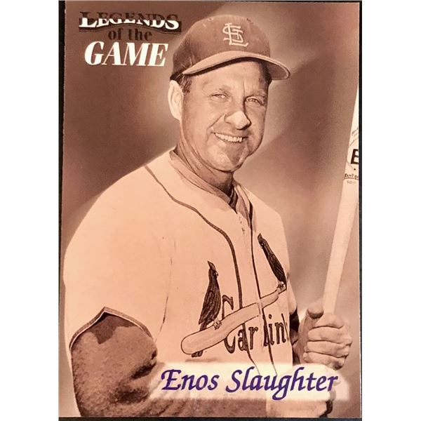 1998 FLEER ENOS SLAUGHTER (HOF)