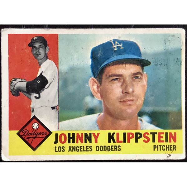1960 TOPPS JOHNNY KLIPPSTEIN