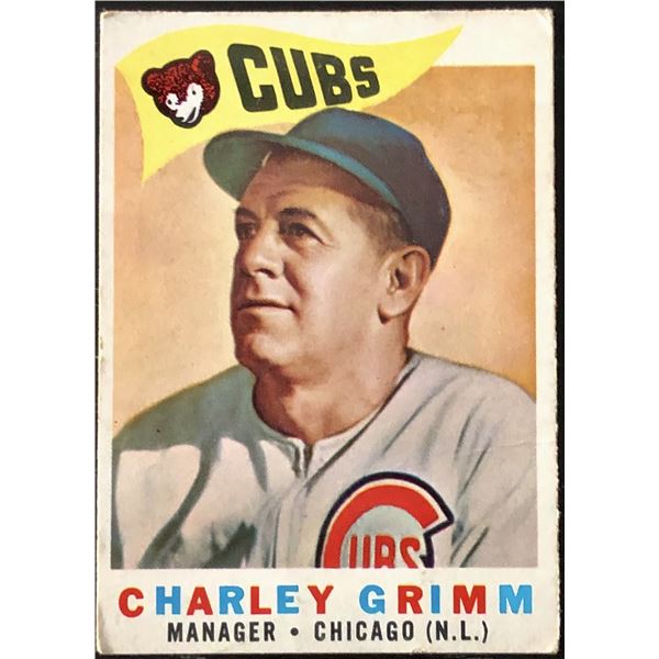 1960 TOPPS CHARLEY GRIMM