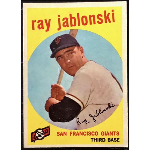 1959 TOPPS GRAYBACK RAY JABLONSKI