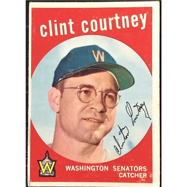 1959 TOPPS GRAYBACK CLINT COURTNEY