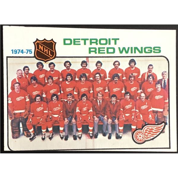 1975-76 TOPPS DETROIT RED WINGS