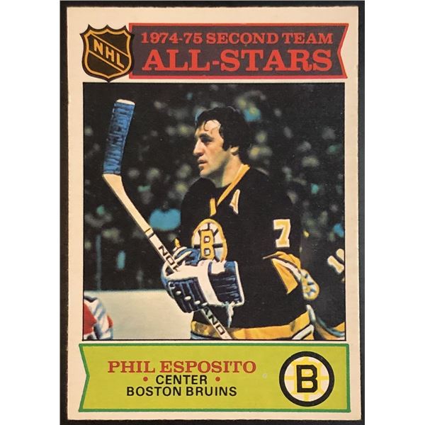 1975-76 NHL O-PEE-CHEE PHIL ESPOSITO (HOF)