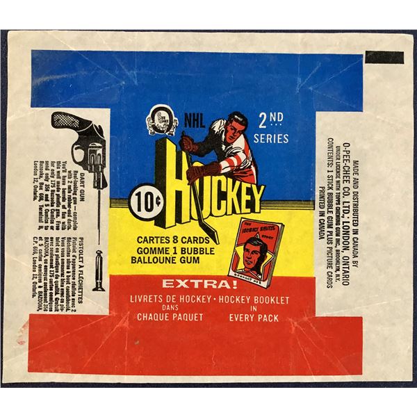 1971-72 O-PEE-CHEE HOCKEY WRAPPER