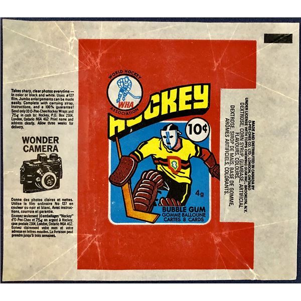 1976-77 O-PEE-CHEE WHA HOCKEY WRAPPER