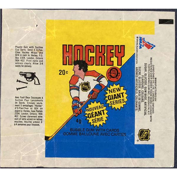 1980-81 O-PEE-CHEE HOCKEY WRAPPER