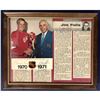 Image 1 : TRIPLE AUTOGRAPH -- SEPT 25, 1971 GORDIE HOWE NHL DEPARTURE ARTICLE BY JOE FALLS, DETROIT FREE PRESS