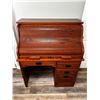 Image 2 : Vintage Roll Top Desk with Secret Drawer