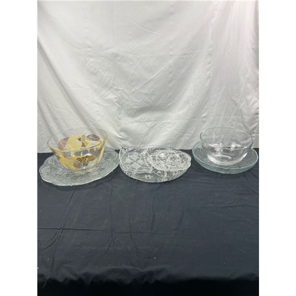 Ornate Glass Servingware