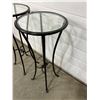 Image 3 : Glass Top Plant Stand / Side Tables